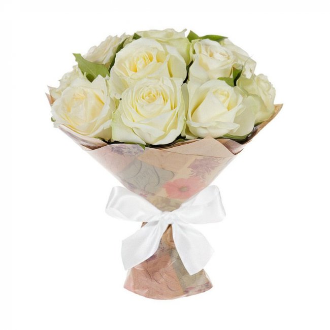 Букет цветов "Букет из белых роз" Букет цветов "Букет из белых роз"